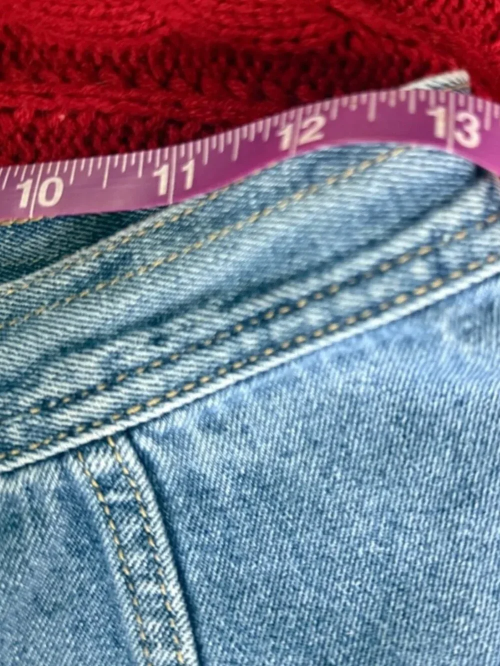N/A denim skirt